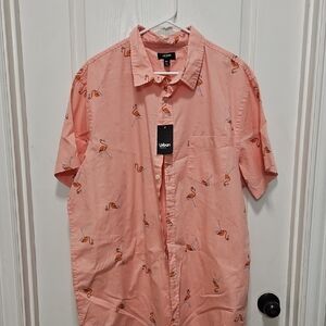 Urban Pipeline Flamingo Print Casual Shirt